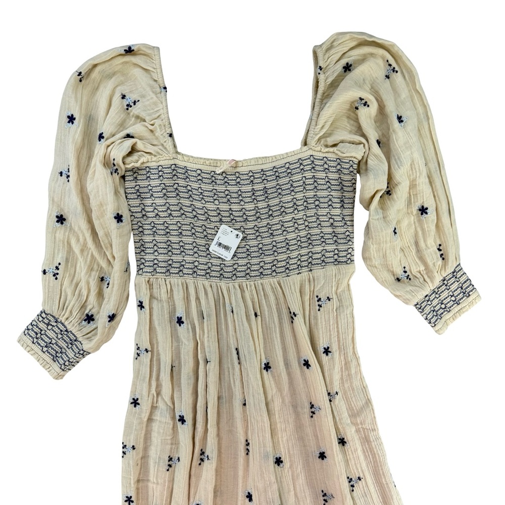 FREE PEOPLE Embroidered DAHLIA Jumpsuit Large New - Picture 5 of 11